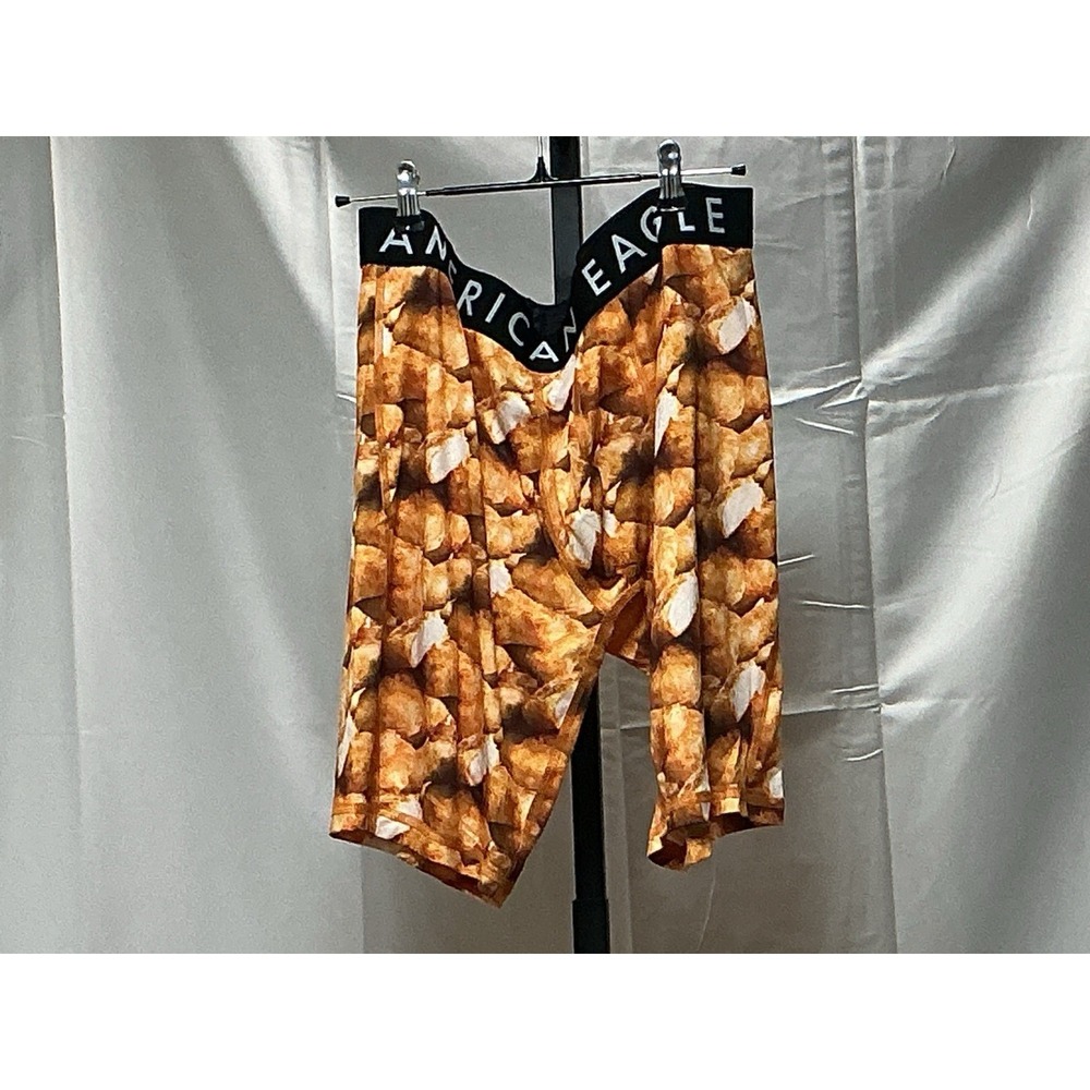 American Eagle Flex Men's XXL Boxer Briefs Chicken Nugget Print NWOT 6"